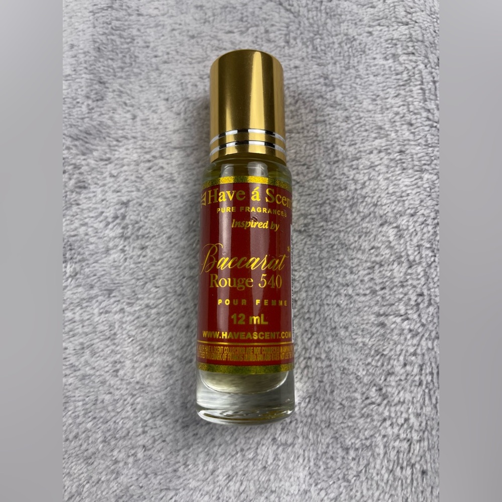 Gold and Red Perfume for Women